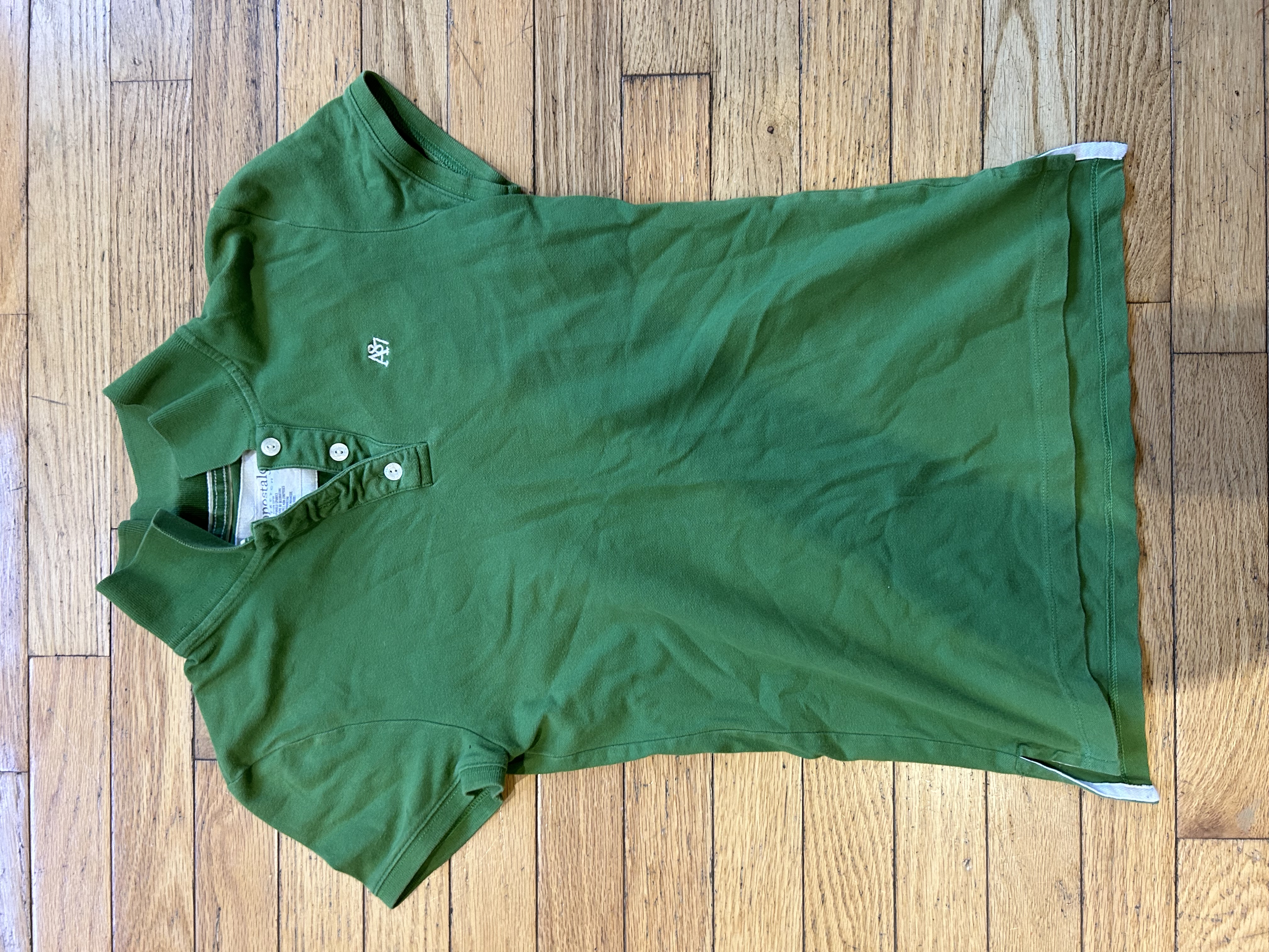 Medium Olive Green Aeropostale Polo Shirt