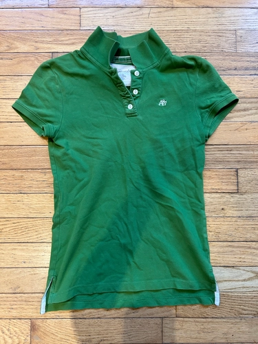 Medium Olive Green Aeropostale Polo Shirt