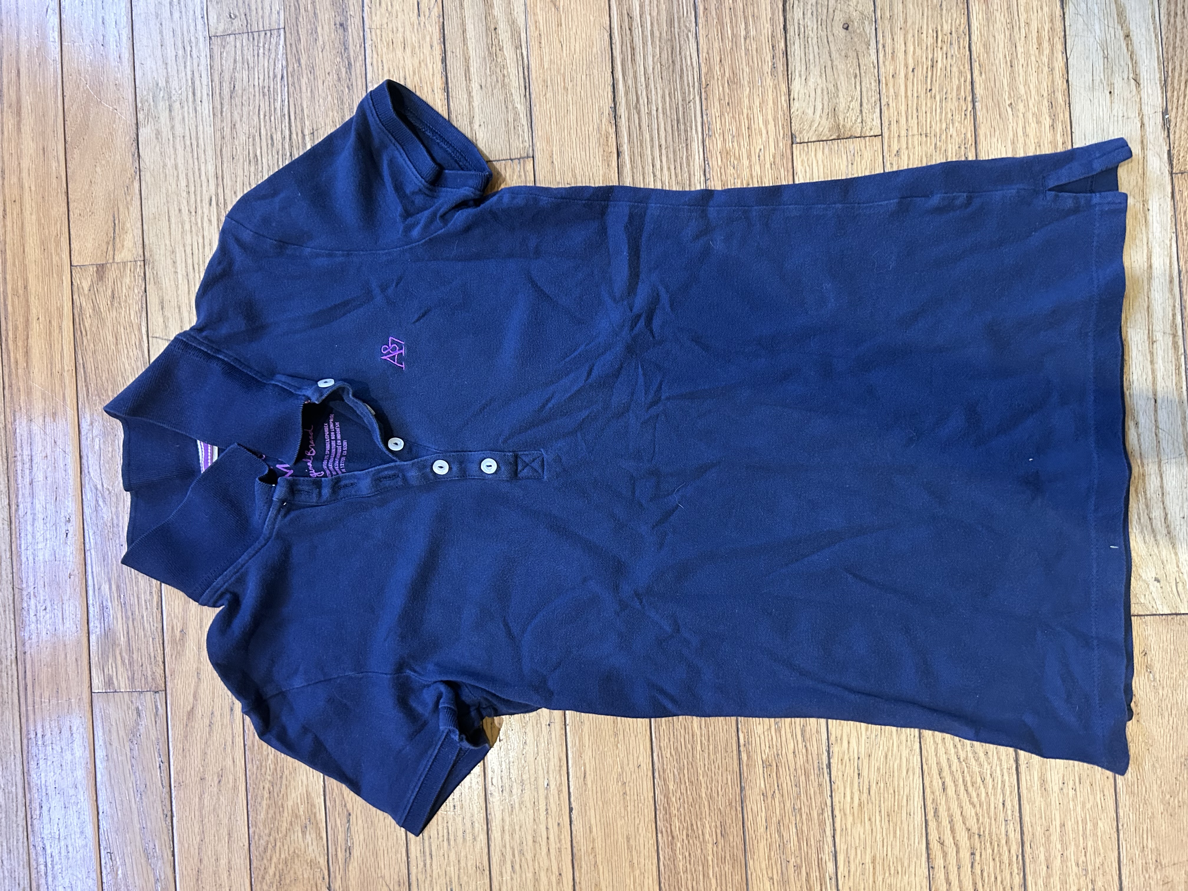 Medium Navy Aeropostale Polo Shirt