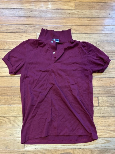 Large Burgundy Jerzees Polo Shirt