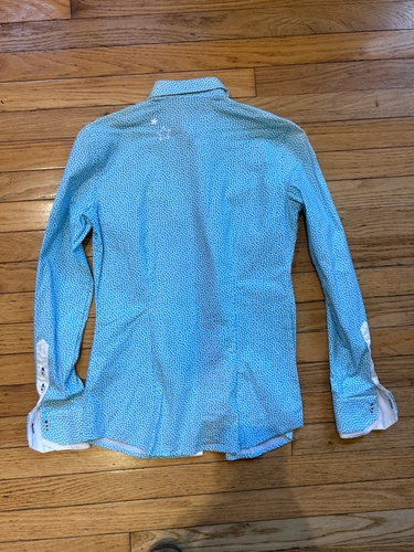 Small Turquoise Flora Da Liso Shirt