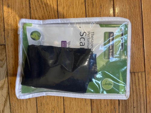 Black Back on Track Scarf