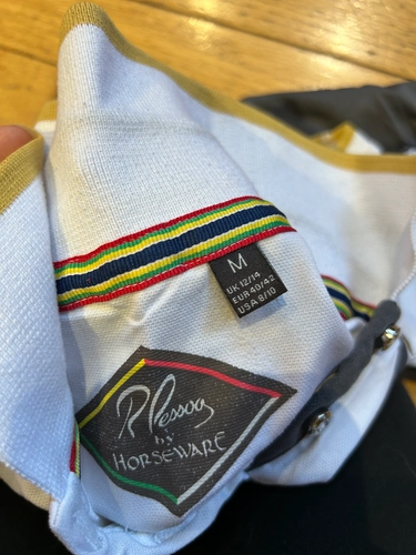 Medium White/Grey Horseware Polo Shirt