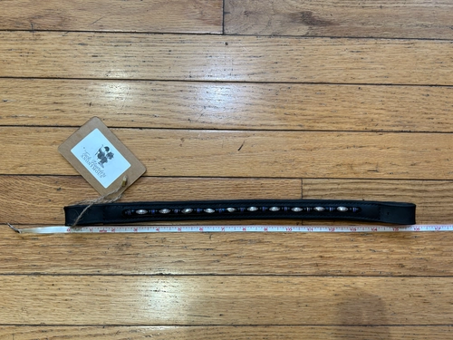 16" People on Horses Beaded Browband