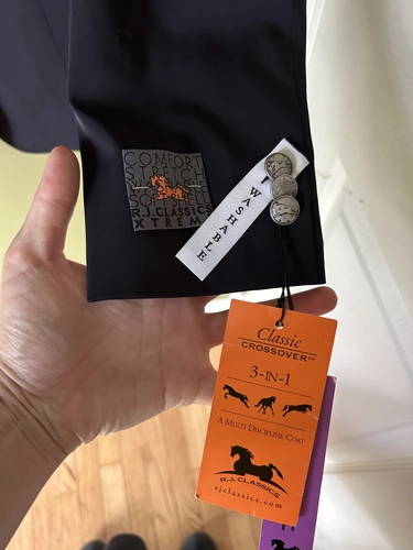 12R RJ Classic Cross Over Show Jacket