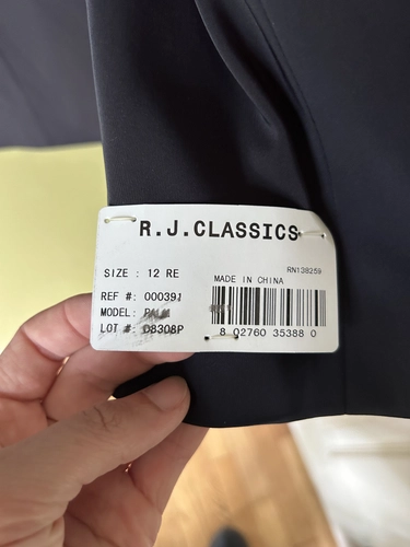 12R RJ Classic Cross Over Show Jacket