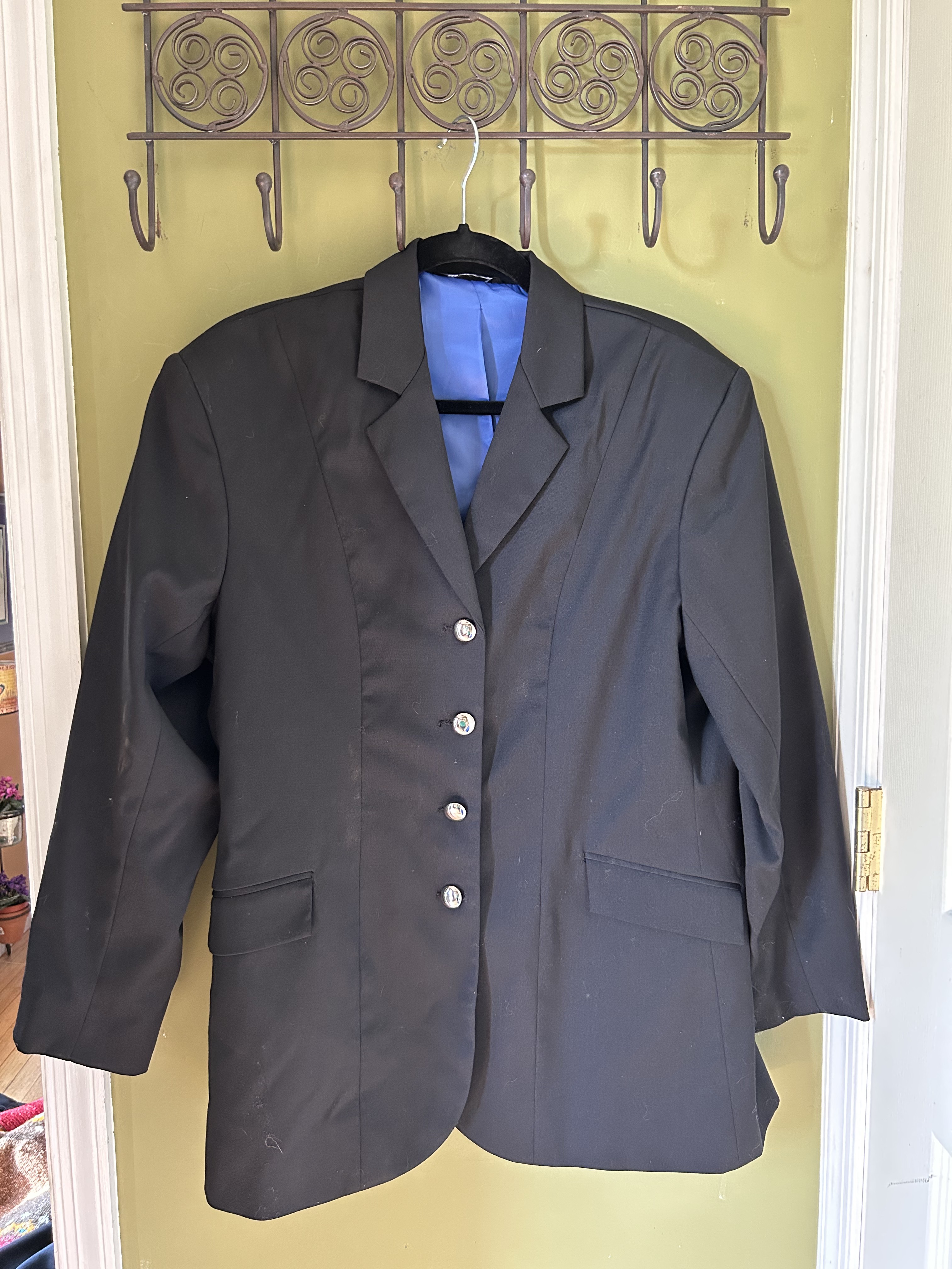 18R Black Devon Aire Show Coat