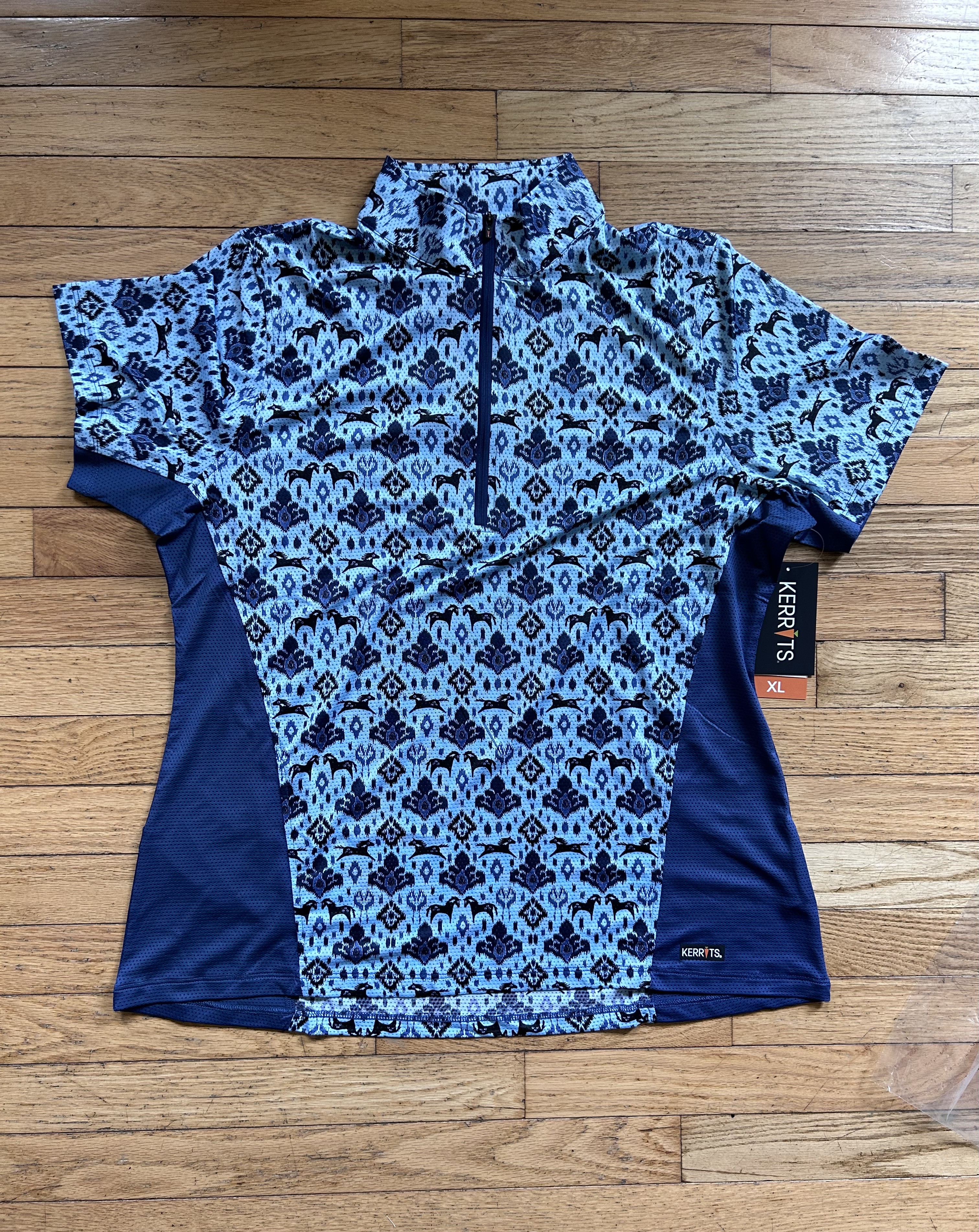 XL Blue Kerrits Icefil Shirt