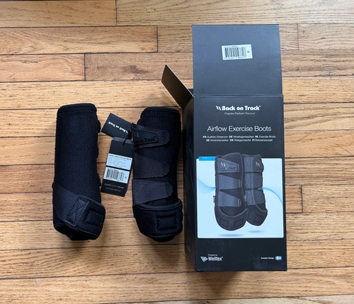 Medium Black SMB Style Back On Track Boots