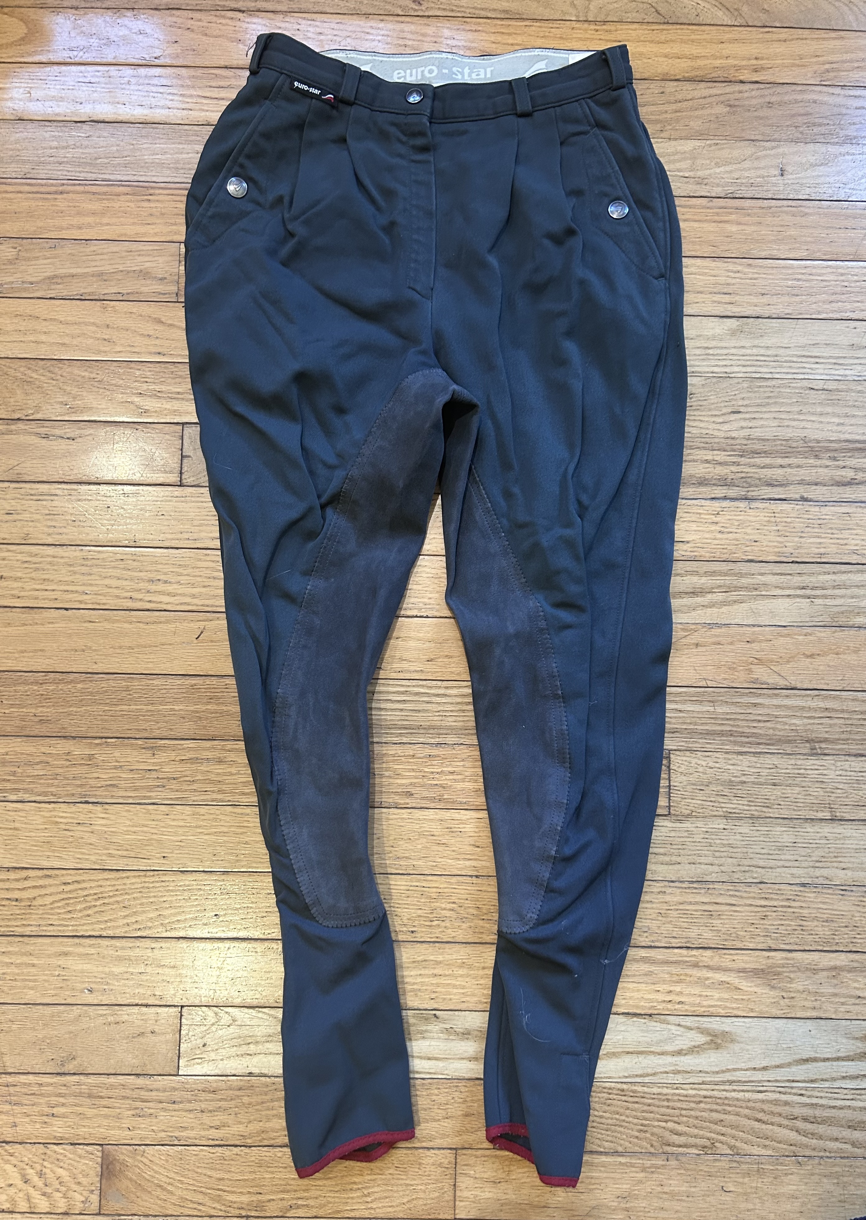 28 Grey Euro Star Breeches