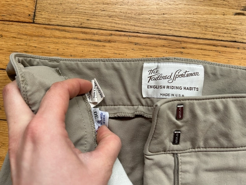 30 Tan Tailored Sportsman Breeches