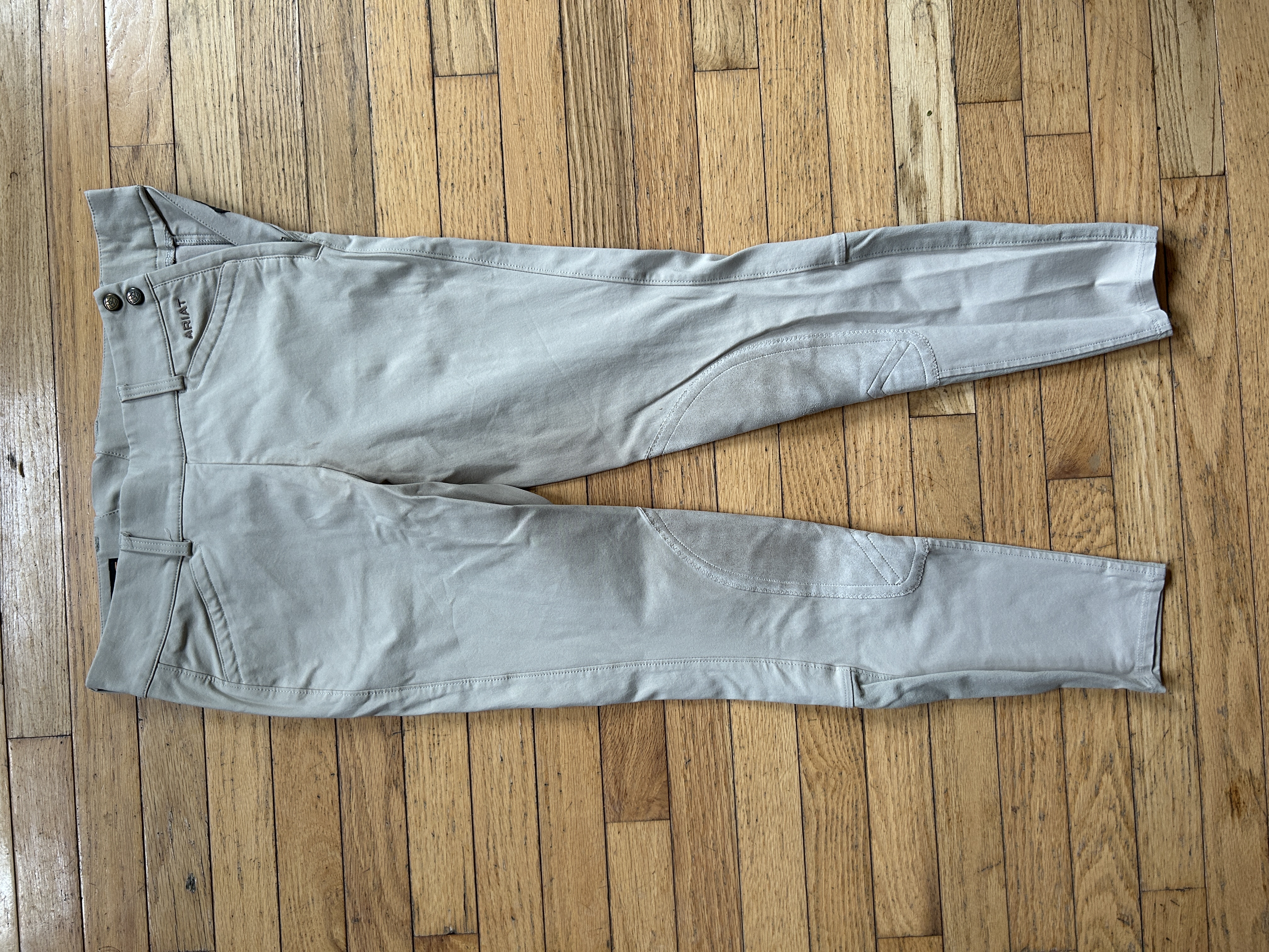 30R Grey/Black Ariat Pro Triumph Breeches