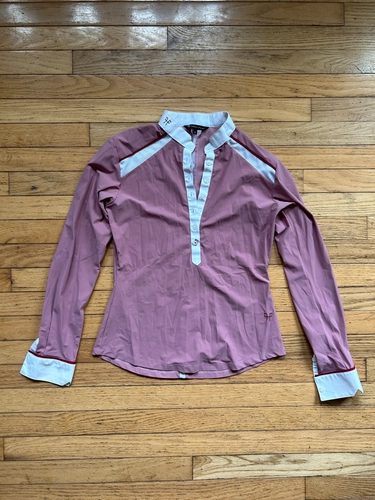 Medium Rose Horse Pilot Show Shirt