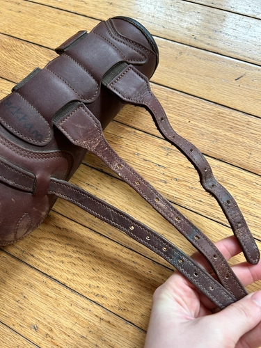 Medium Brown Dover Leather Open Front Boots