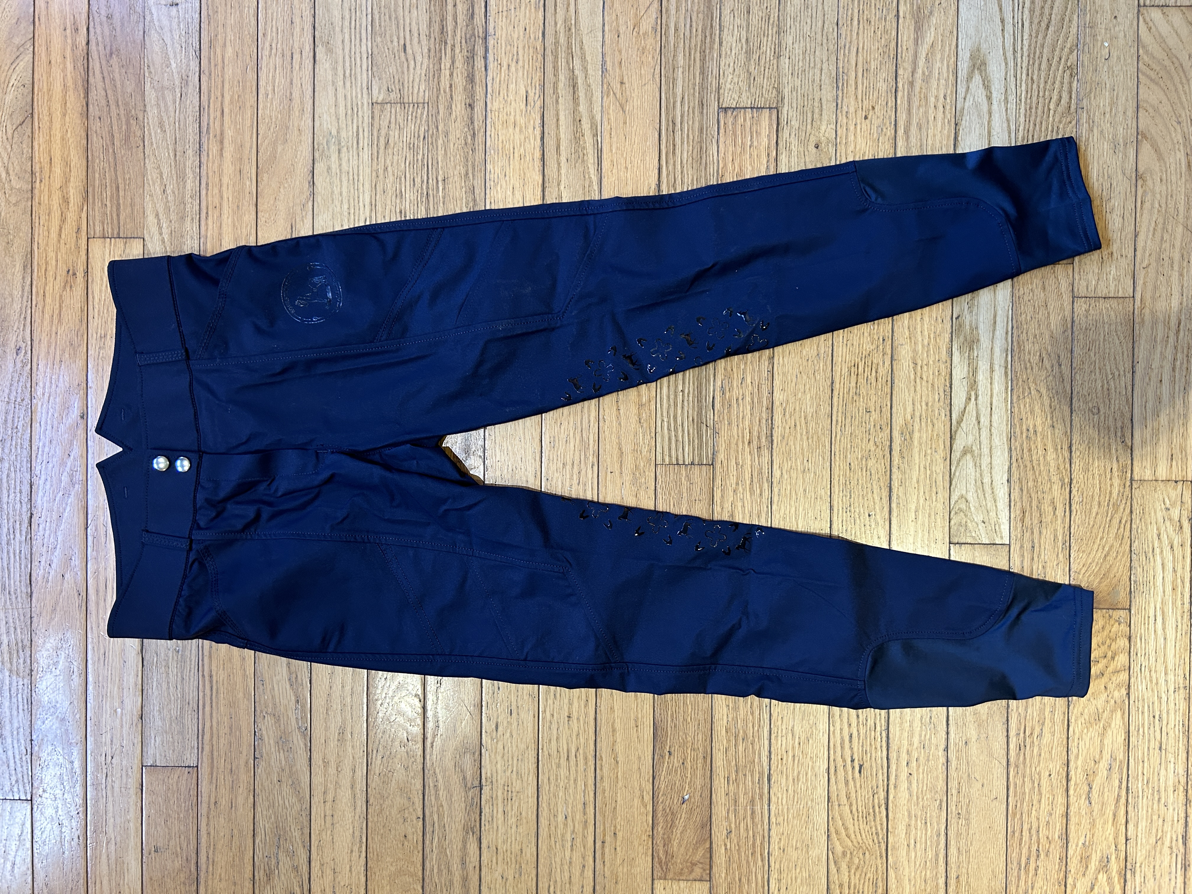 30 Ocean Blue Equestriss Alltier Knee Patch Breeches