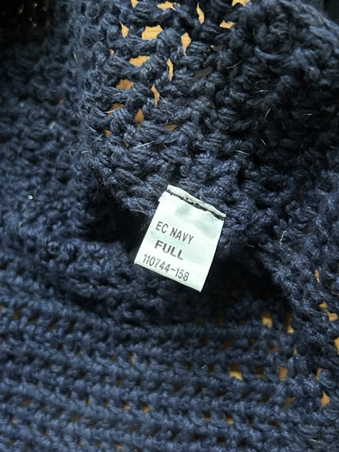 Full Navy/White Equine Couture Bonnet