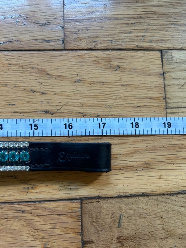 17.75" Navy/Green/White Equiture Browband