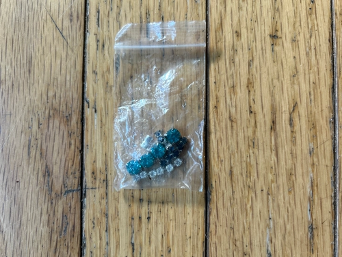 17.75" Navy/Green/White Equiture Browband