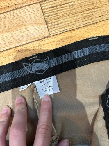 Large Tan Maringo Full Seat Breeches