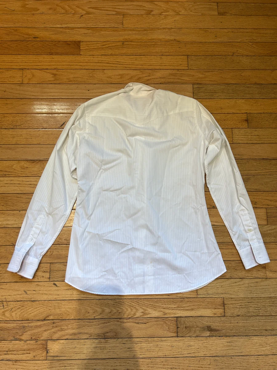 38 White Essex Performance Show Shirt
