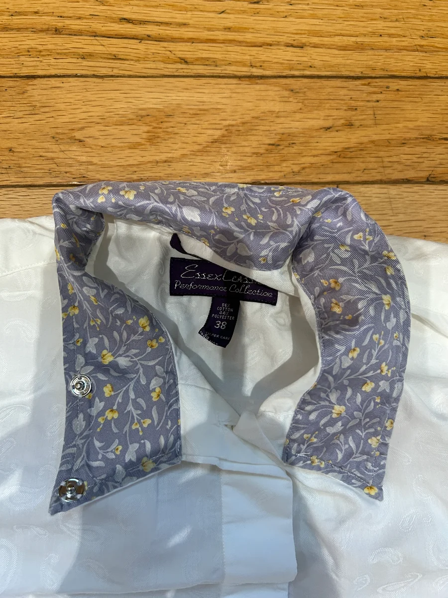 38 White Essex Performance Show Shirt
