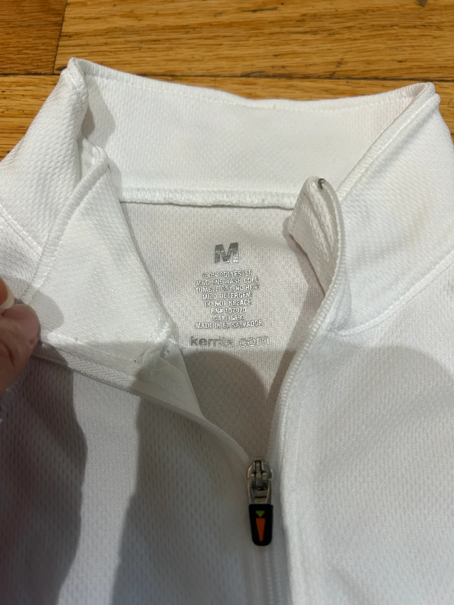 Medium White Kerrits Show Shirt 