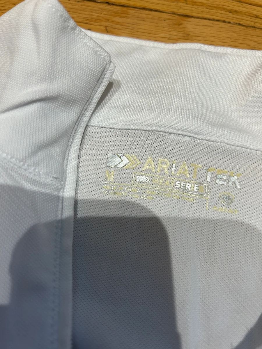 Medium White Ariat Shirt