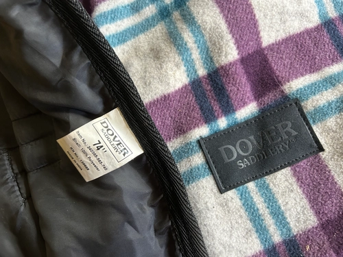 74" Purple Plaid Riders International Cooler