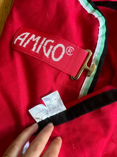 84" Red Horseware Amigo Cooler 