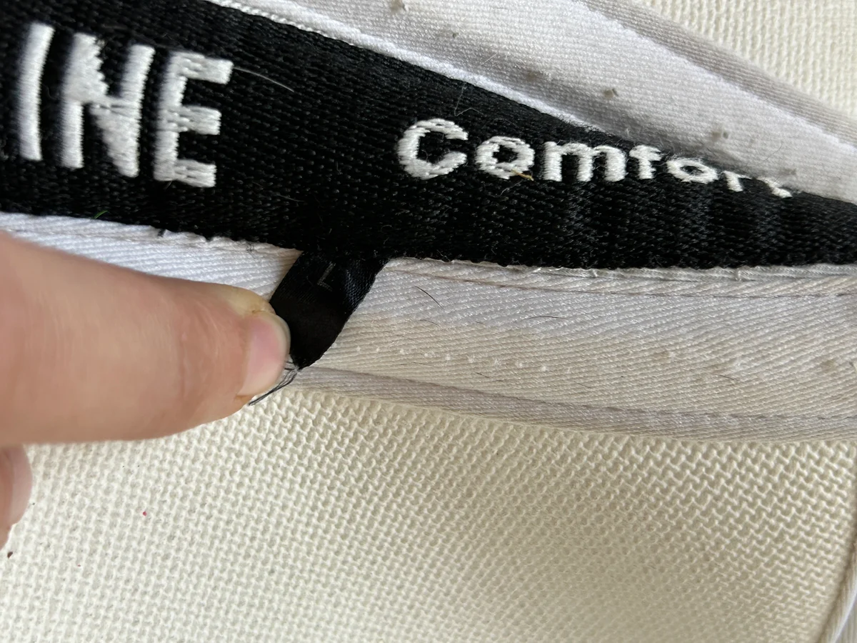 Large White Thinline Trifecta Half pad
