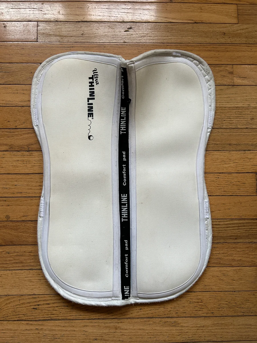 Large White Thinline Trifecta Half pad