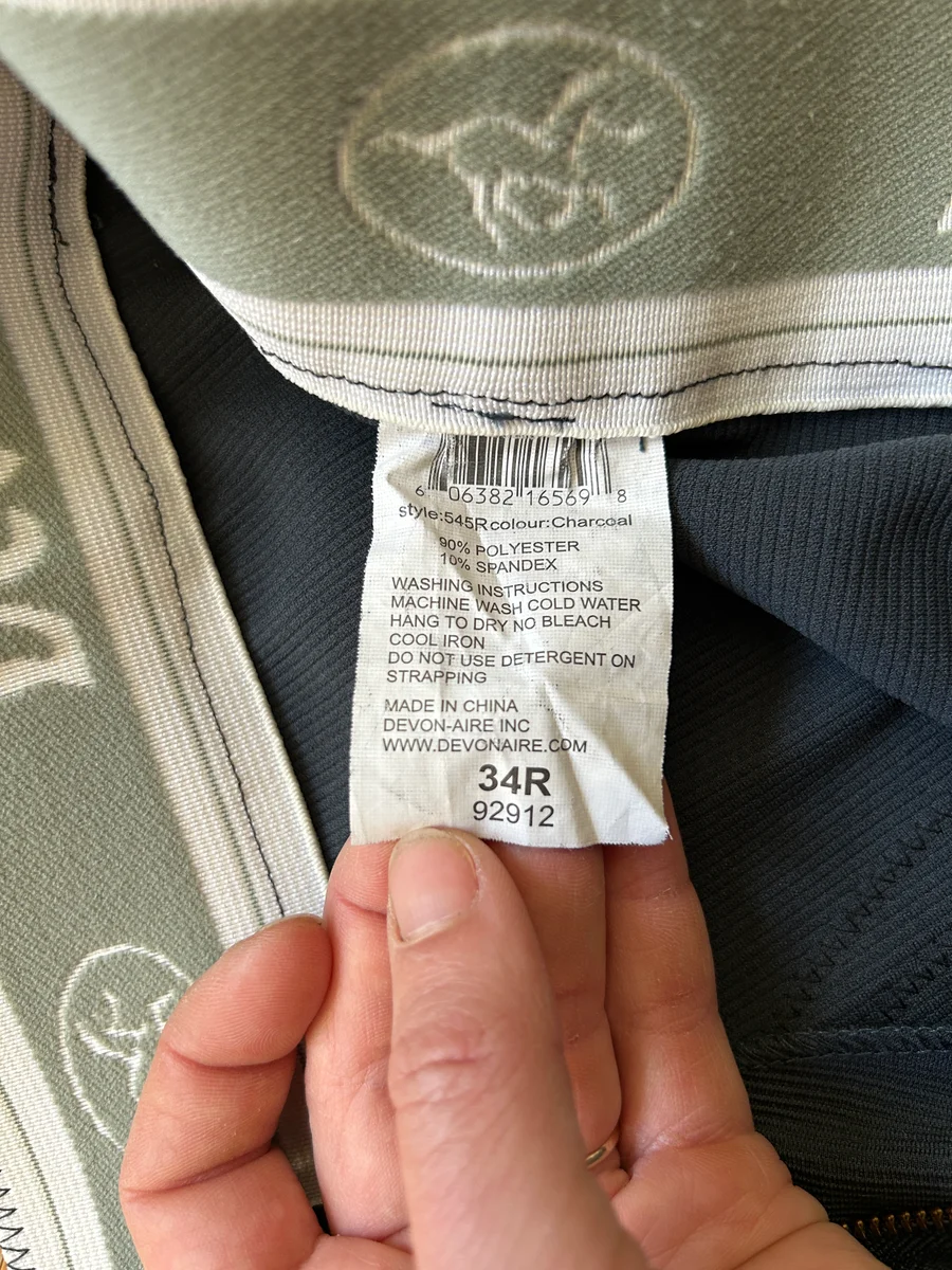 34R Navy Devon-Aire Breeches