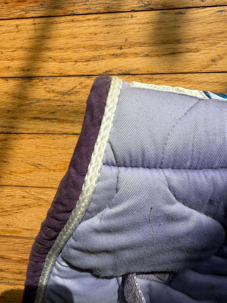 Purple Lettia Saddle Pad