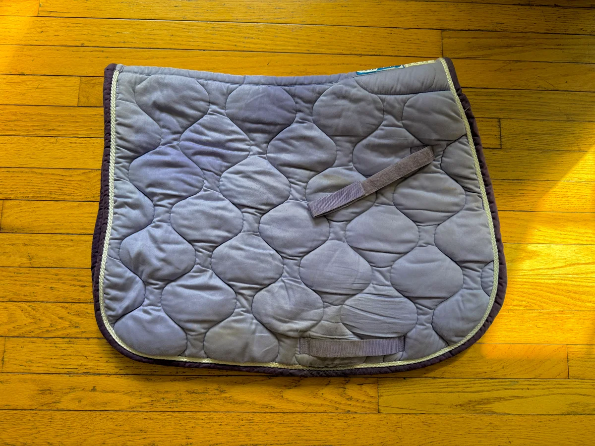 Purple Lettia Saddle Pad