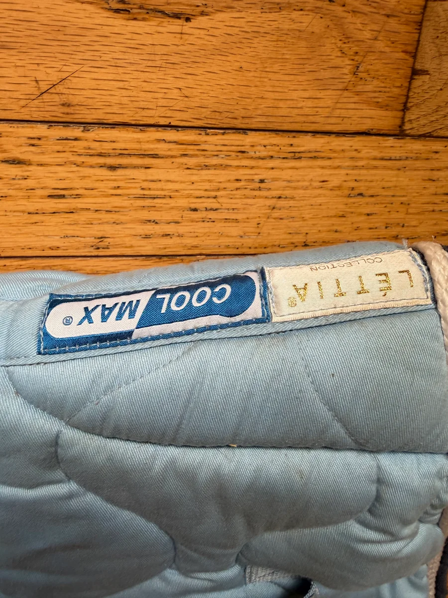 Blue Lettia Saddle Pad