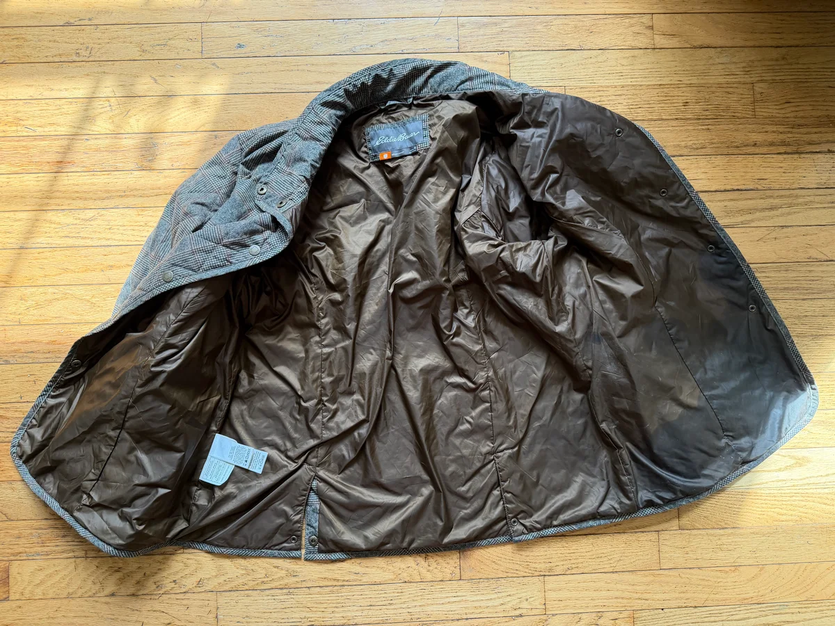 XL Plaid Eddie Bauer Jacket