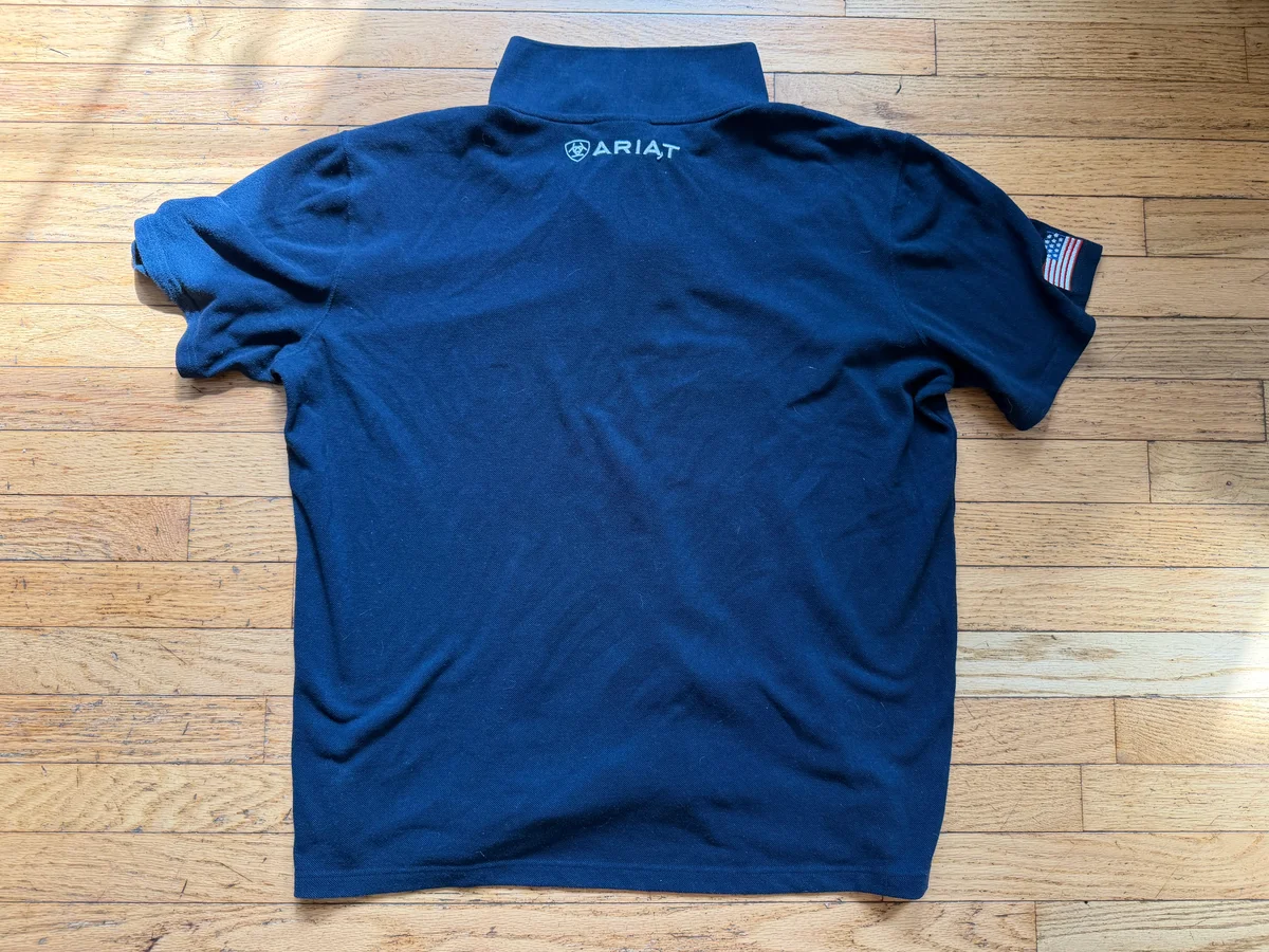 XL Navy Ariat Polo
