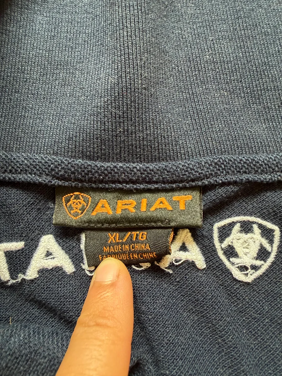 XL Navy Ariat Polo