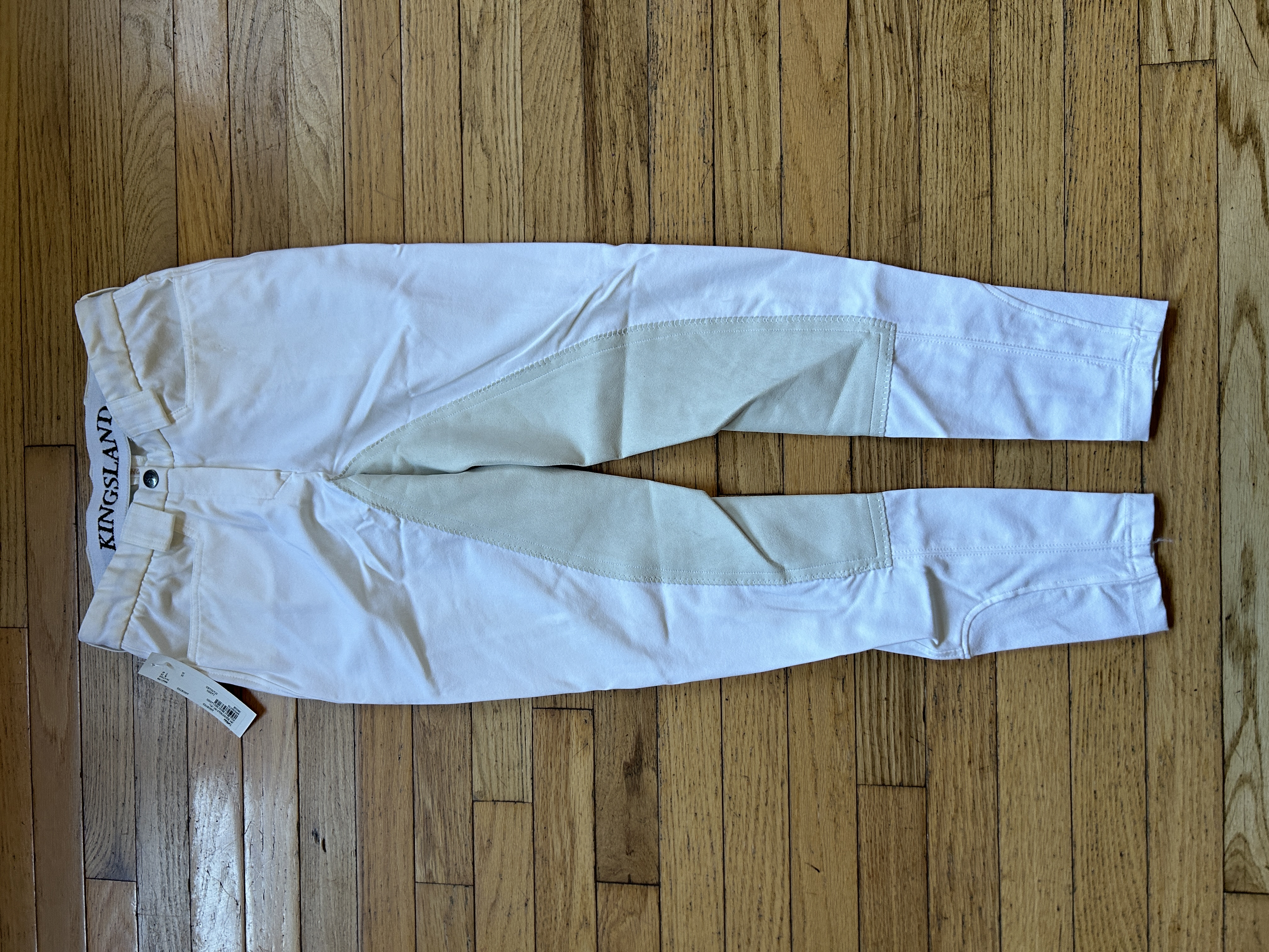 26 White Kingsland Full Seat Breeches