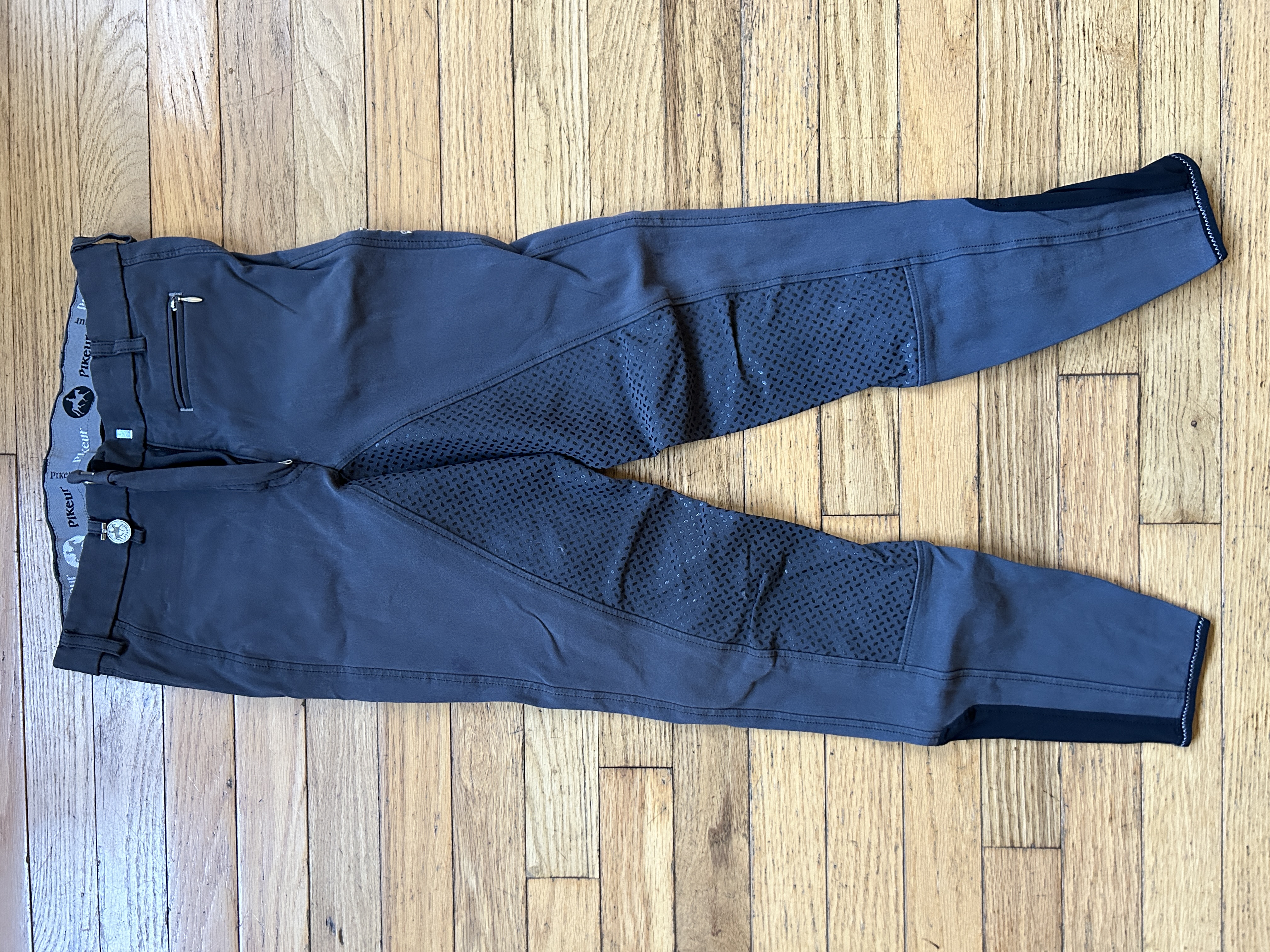 26 Charcoal Pikeur Full Seat Breeches