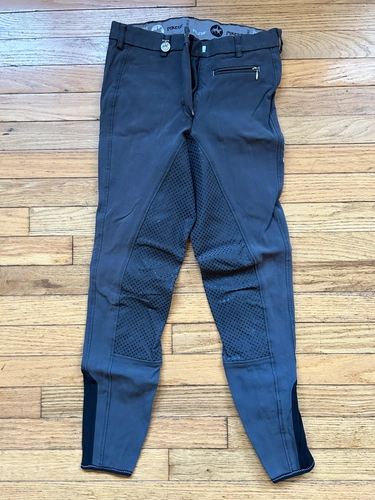 26 Charcoal Pikeur Full Seat Breeches