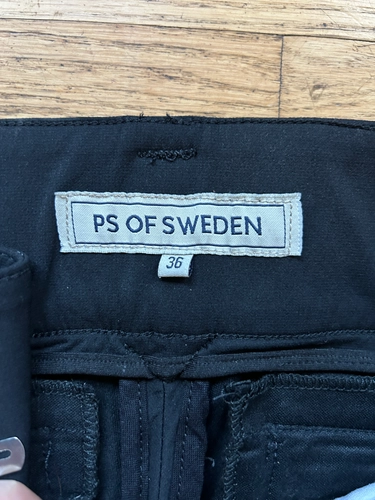 EU 36 Black PS of Sweden Full Seat Breeches