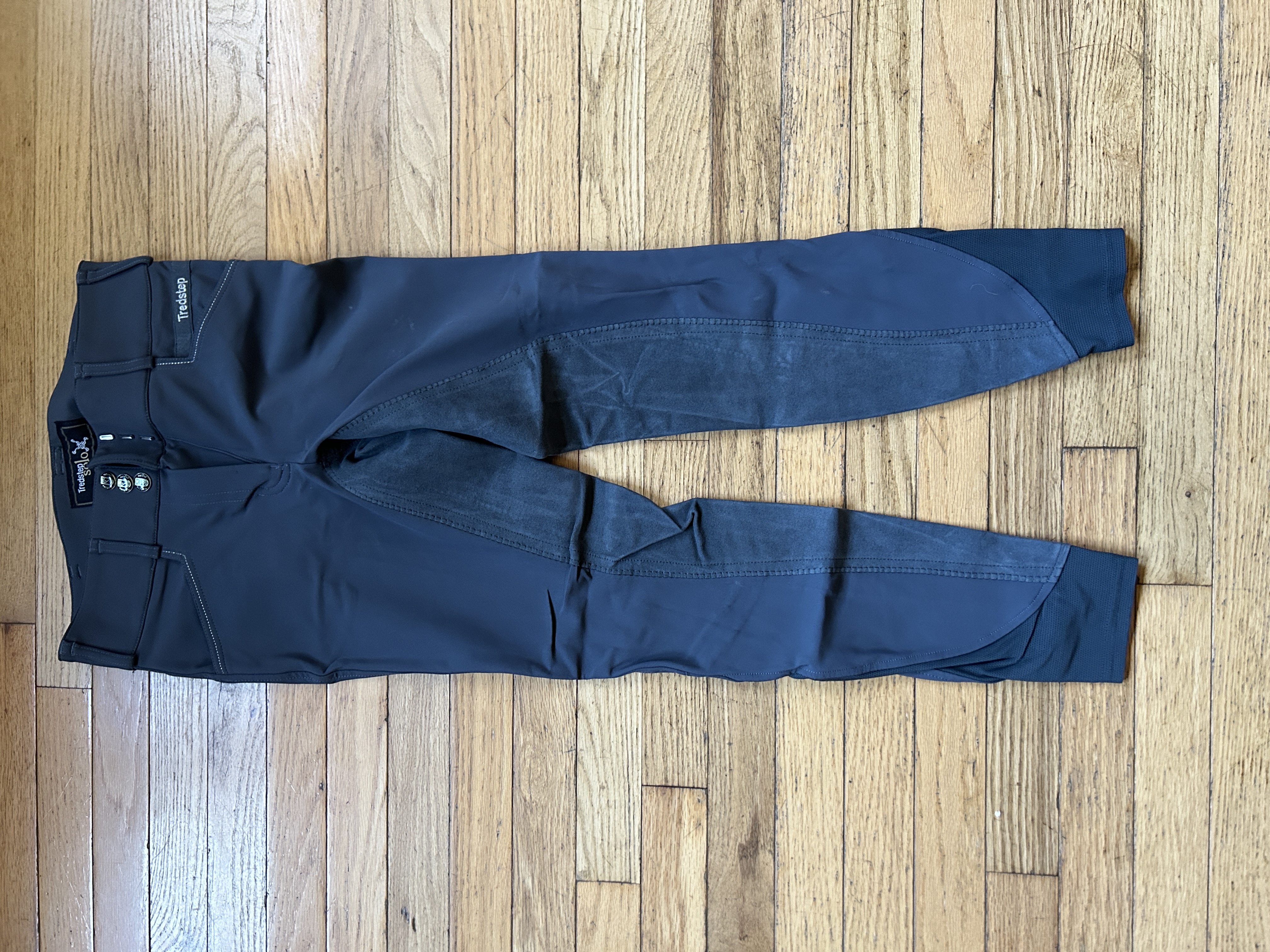 26R Grey Tredstep Solo Volte Full Seat Breeches