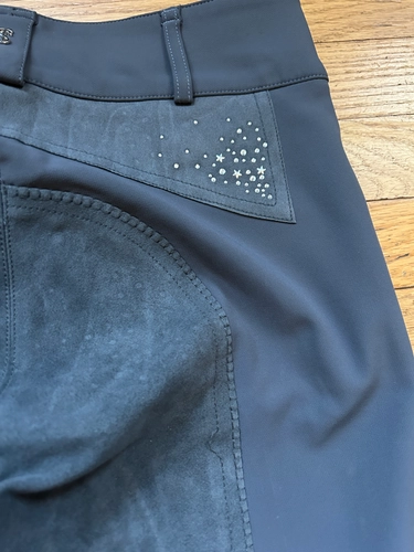 26R Grey Tredstep Solo Volte Full Seat Breeches