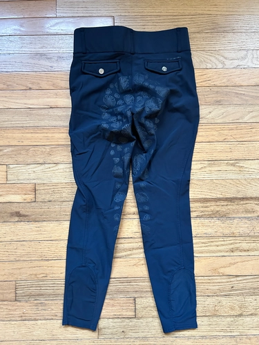 EU 36 Navy PS of Sweden Full Seat Breeches