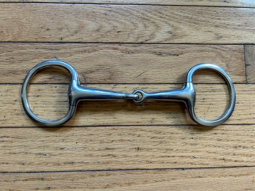 5.5" Hollow Eggbutt Snaffle Bit