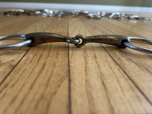 5.5" Herm Sprenger Signle Joint Snaffle Loose Ring