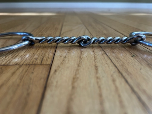 5.25&quot; Korsteel Twisted Wire Loose Ring Snaffle